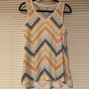 Lularoe sleeveless swing tee